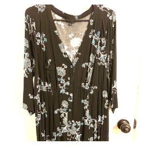 Torrid Navy Maxi Hi Low Dress